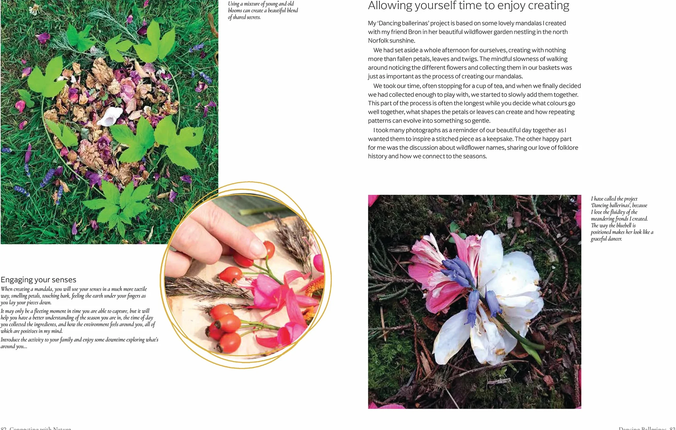 Connecting with Nature: Mindful Stitching and Textile Art Through the Seasons