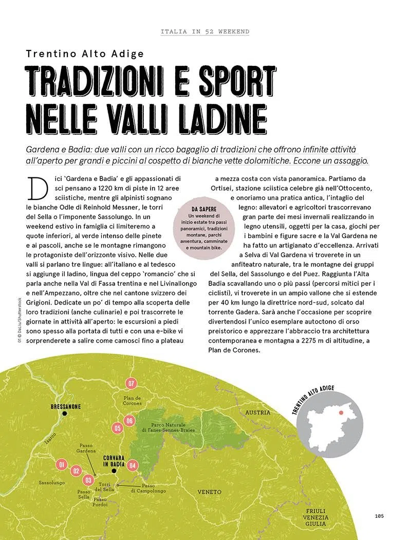 Italia in 52 weekend. Itinerari inconsueti tra natura, arte e tradizioni