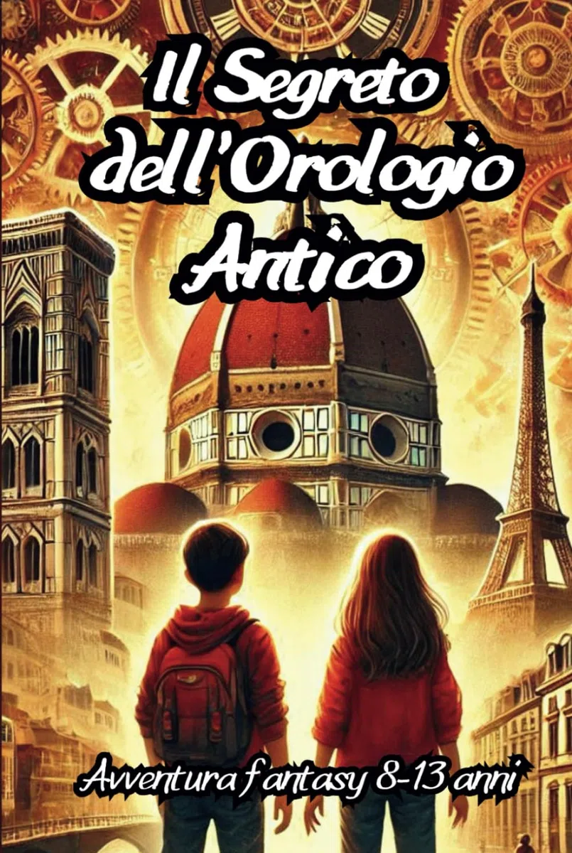 Il Segreto Dell'Orologio Antico: Un'avvincente viaggio nel tempo e nella storia tra Firenze e Parigi ed i loro segreti | Libro d'avventura e mistero per bambini e ragazzi 8-13 anni