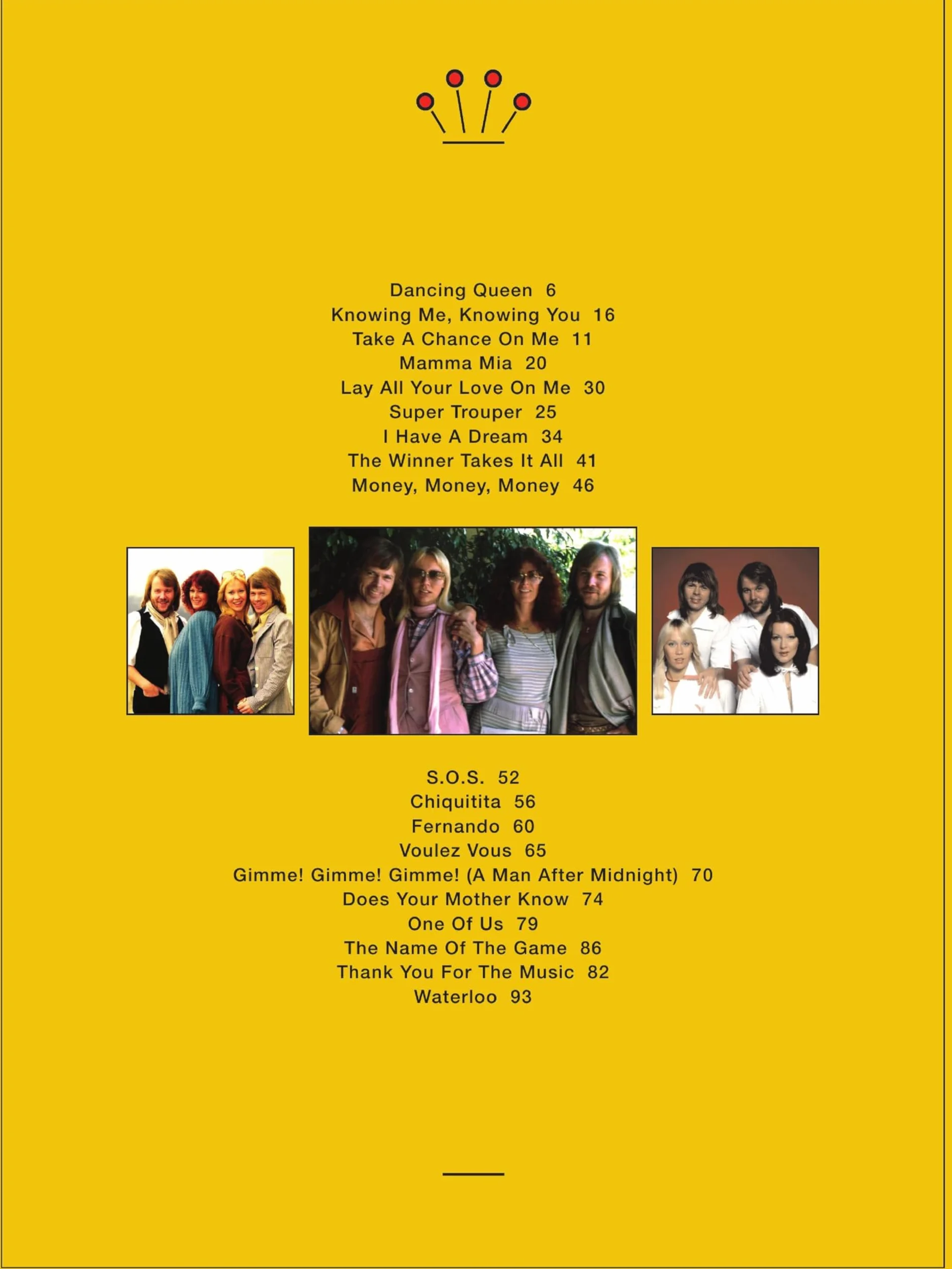 ABBA Gold Greatest Hits PVG: Songbuch für Klavier, Gesang und Gitarre [Lingua inglese]