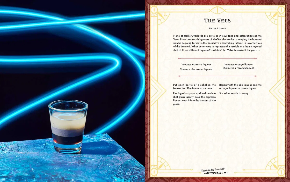 The Hazbin Hotel Bar Book: Drinks and Snacks for Wayward Sinners