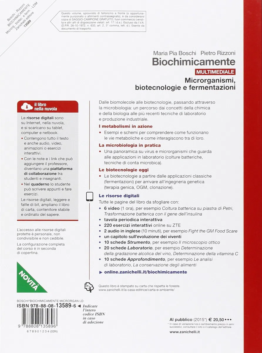Biochimicamente. Microrganismi, biotecnologie e fermentazioni. per le Scuole superiori. Con e-book. Con espansione online