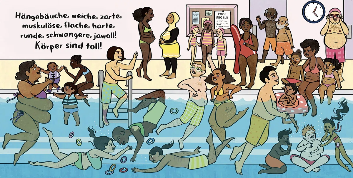 Körper sind toll: Ein fröhliches Liebe-Deinen-Körper-Bilderbuch. Durch Selbstakzeptanz und Body Positivity das Selbstbewusstsein von Kindern stärken. Vorlesebuch mit Reimen ab 3 Jahren.