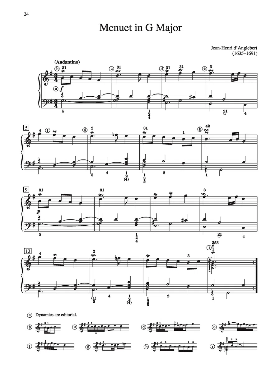 Anthology of Baroque Keyboard Music: Late Intermediate to Early Advanced Works by 42 Composers
