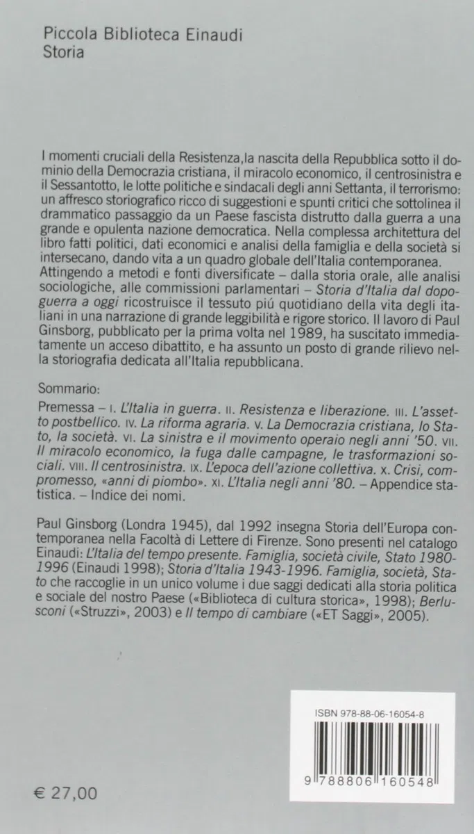 Storia d'Italia dal dopoguerra a oggi