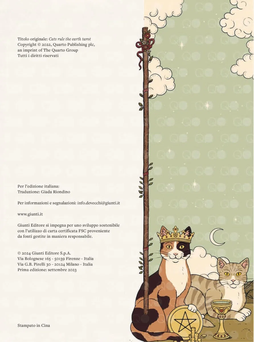 Tarocchi magici dei gatti. 78 carte e un manuale per veri devoti dei felini. Ediz. a colori. Con 78 Carte