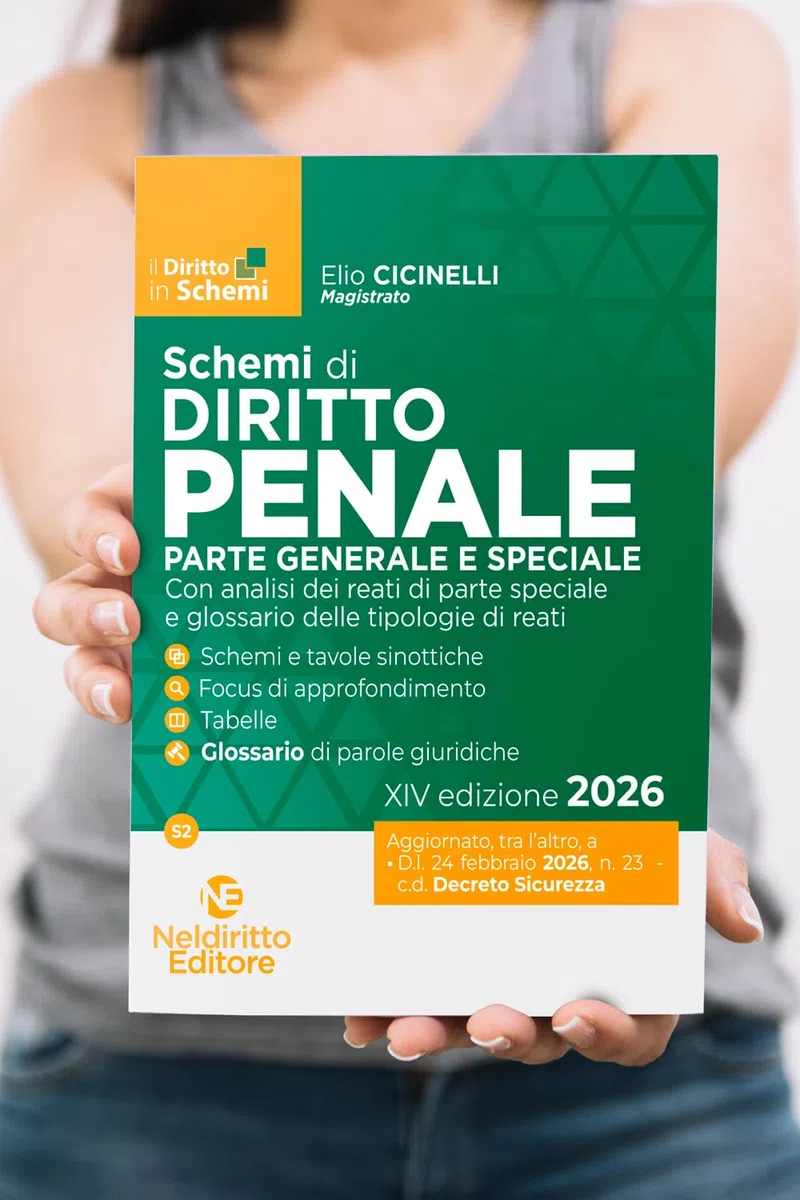 Schemi di Diritto Penale 2026. Parte generale e speciale