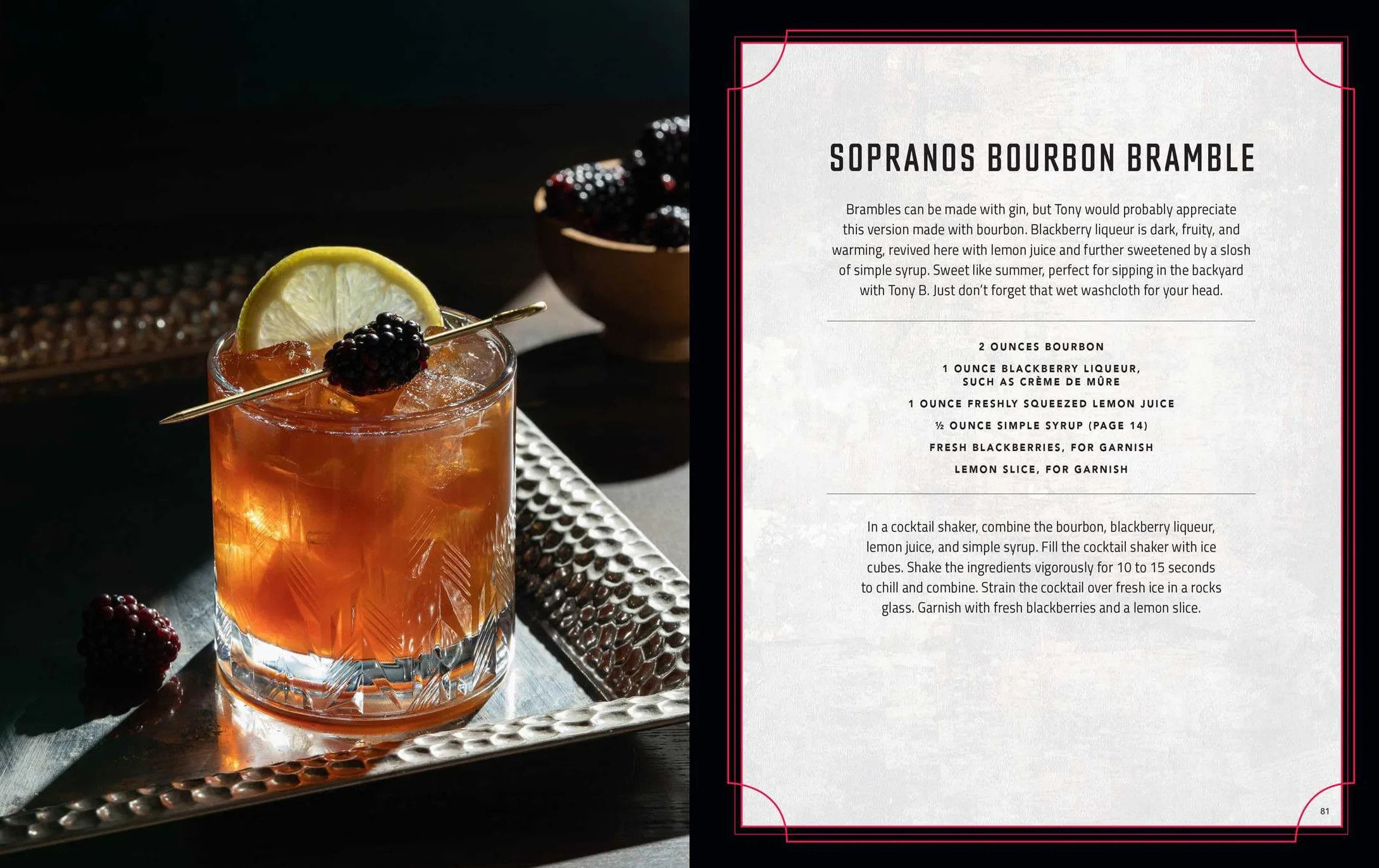 The Sopranos: The Official Cocktail Book