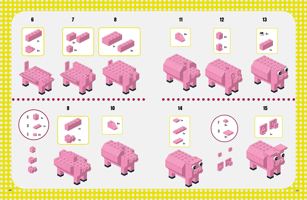 Lo zoo Lego. 50 modelli di animali facili e per bambini. Ediz. a colori