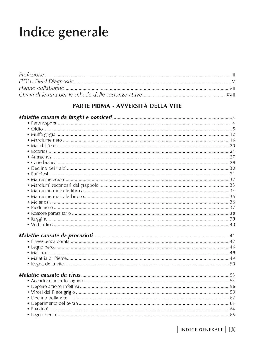 Le avversità e il prontuario dei prodotti fitosanitari. Vite. Il nuovo Muccinelli. Con app