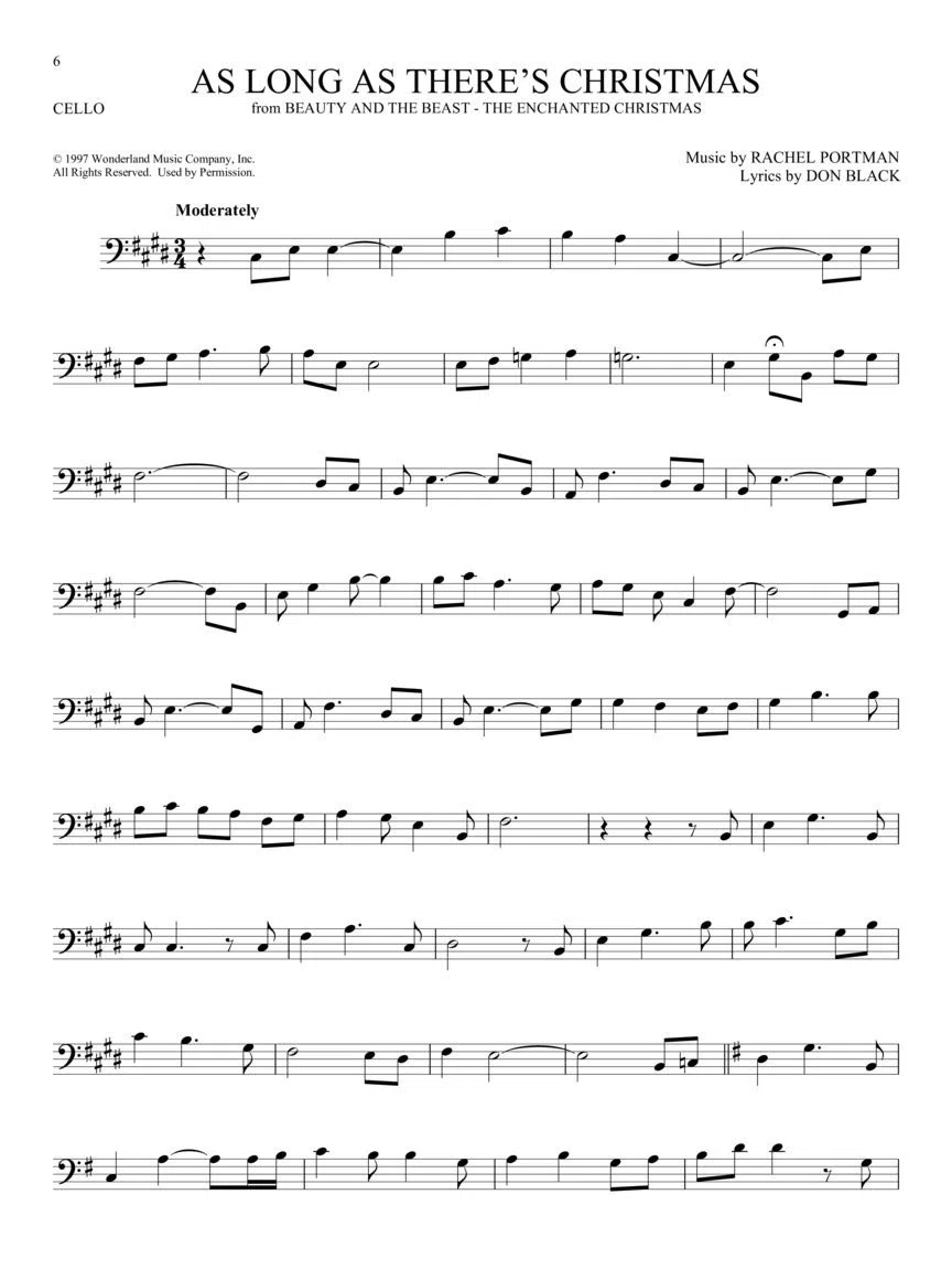 101 Christmas Songs for Cello