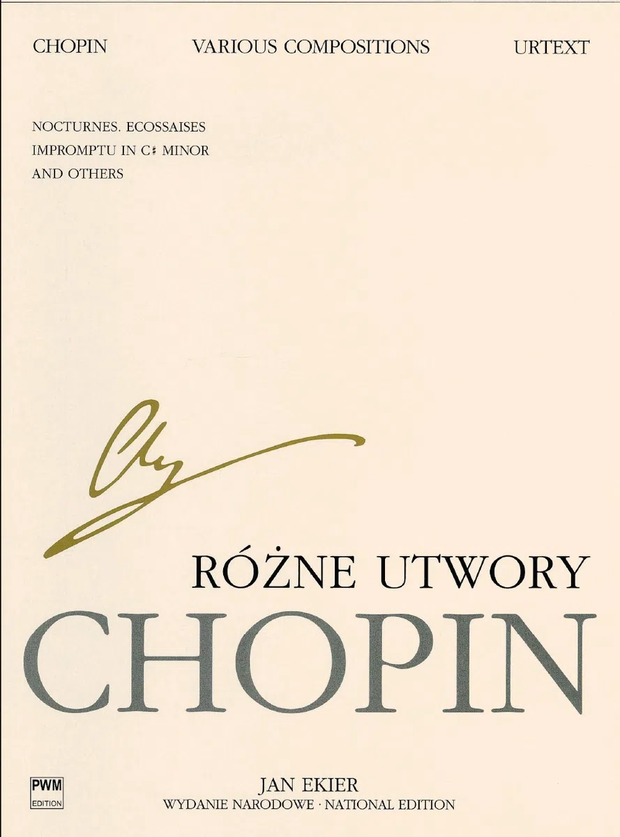 Edizione Nazionale Various Compositions for piano: Nocturnes, Ecossaises, Impromptu in C# Minor and Others / Nokturny, Ecossaises, Impromptu Cis-moll: 29
