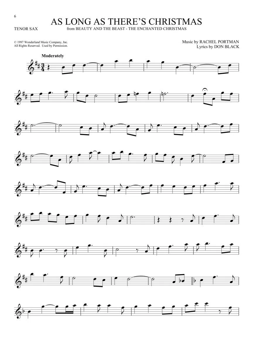 101 Christmas Songs for Tenor Sax