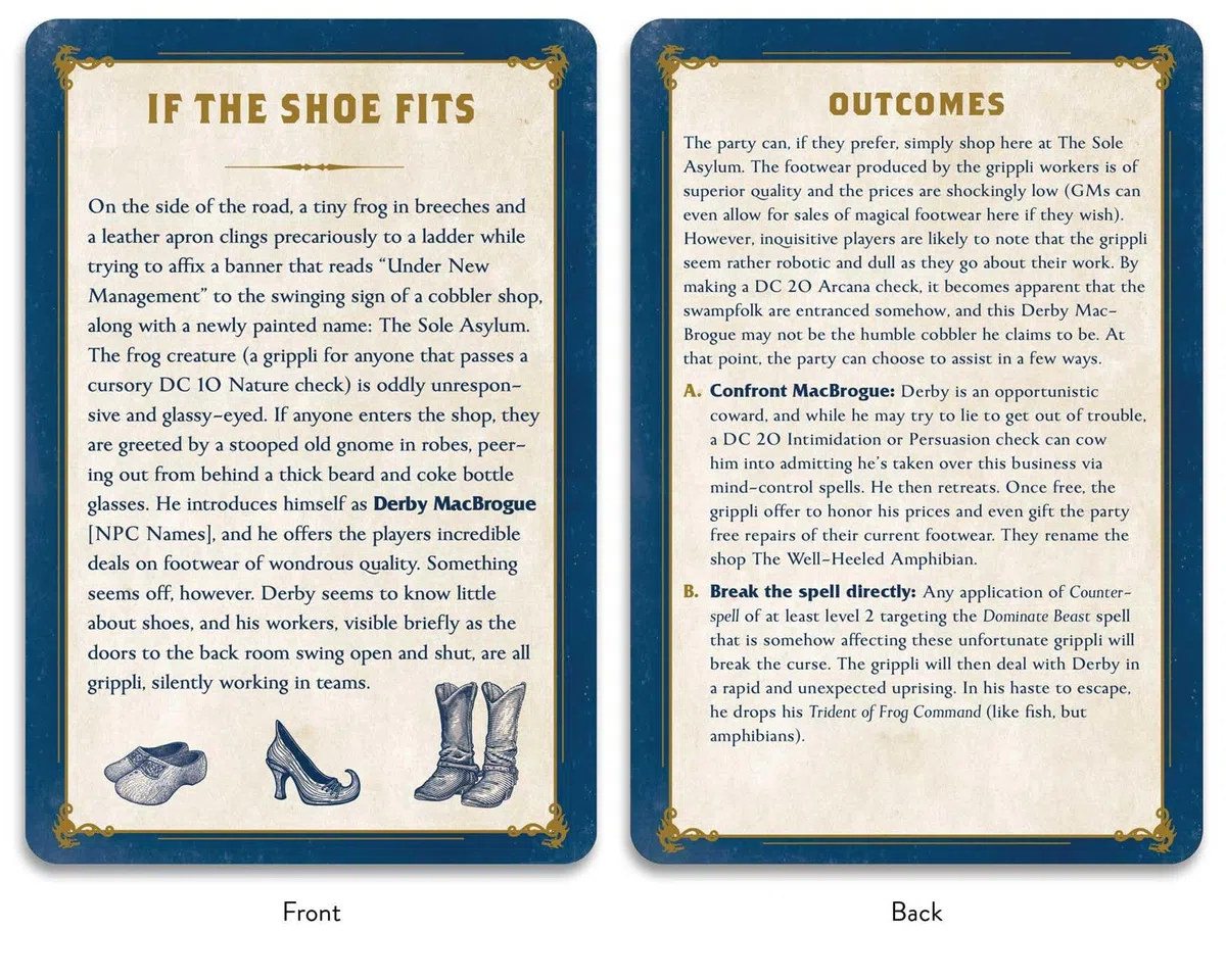 The Dungeonmeister Deck of Side Quests : 75 Mini Adventures to Empower Your Fantasy Campaign