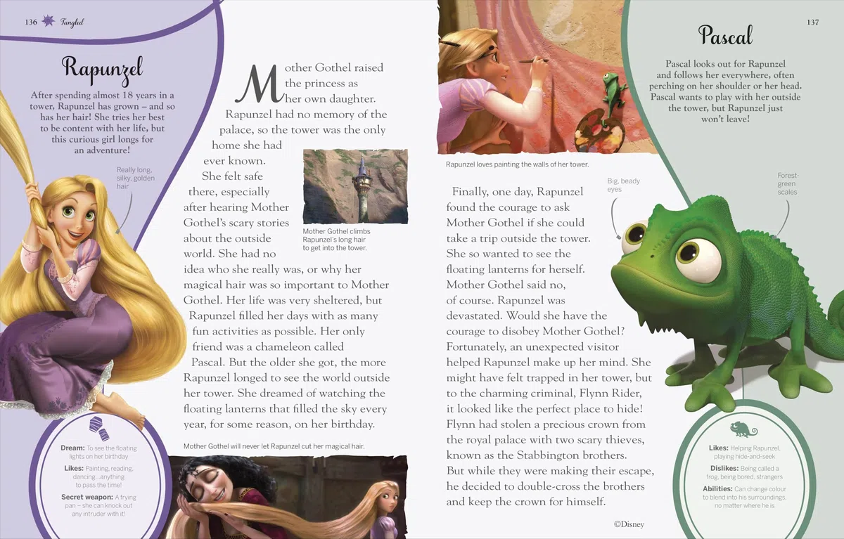 Disney Princess Enchanted Character Guide: Relive the Spellbinding Stories of the Disney Princesses in This Magical Guide