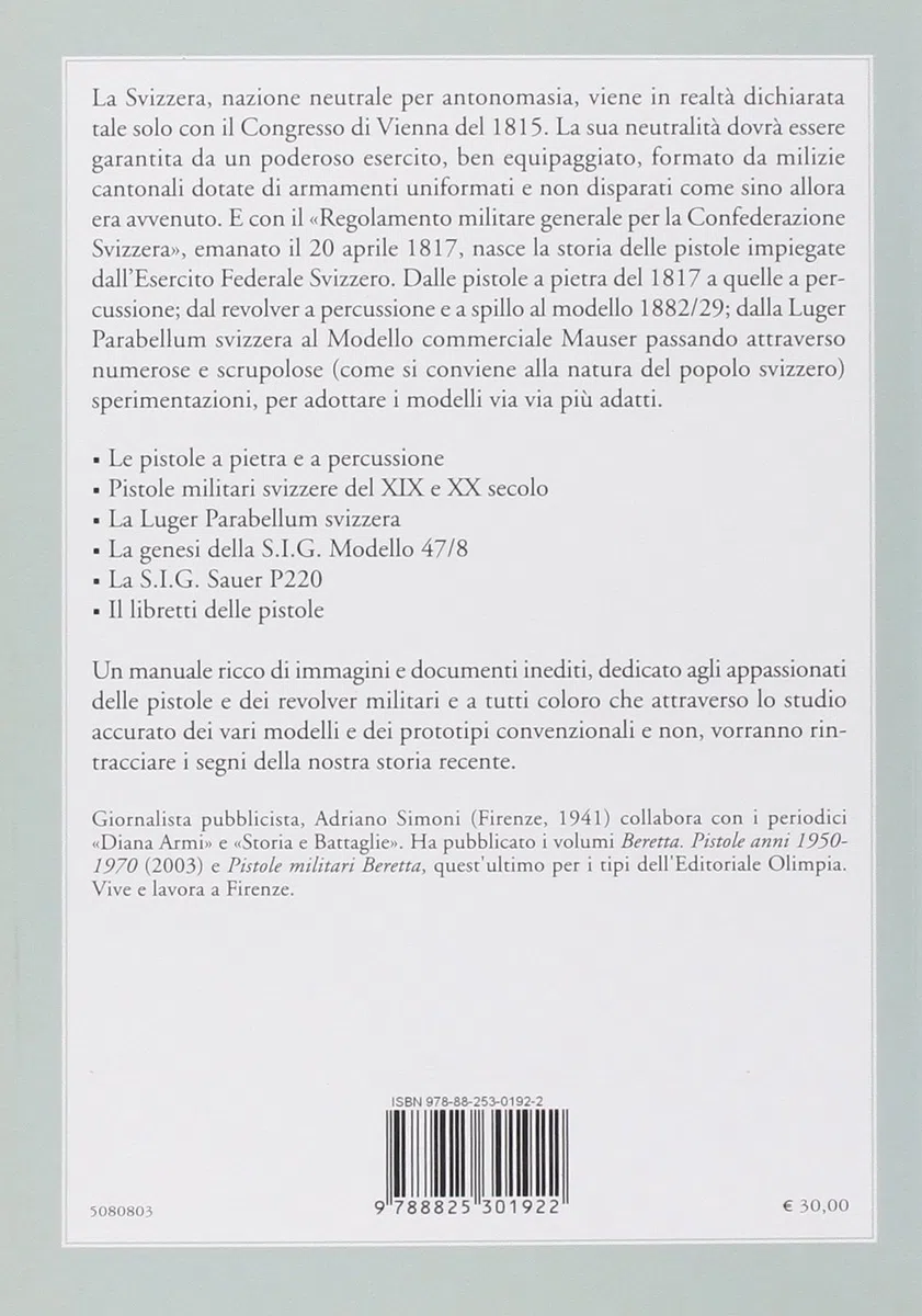 Pistole e revolver di ordinanza svizzere
