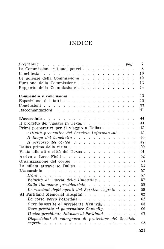 Rapporto Warren sull'assassinio di Kennedy