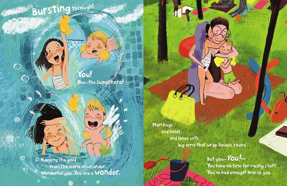 Bubbles . . . UP!: A Celebratory Picture Book About Pool Day Fun and Sibling Bravery for Kids (Ages 4-8)