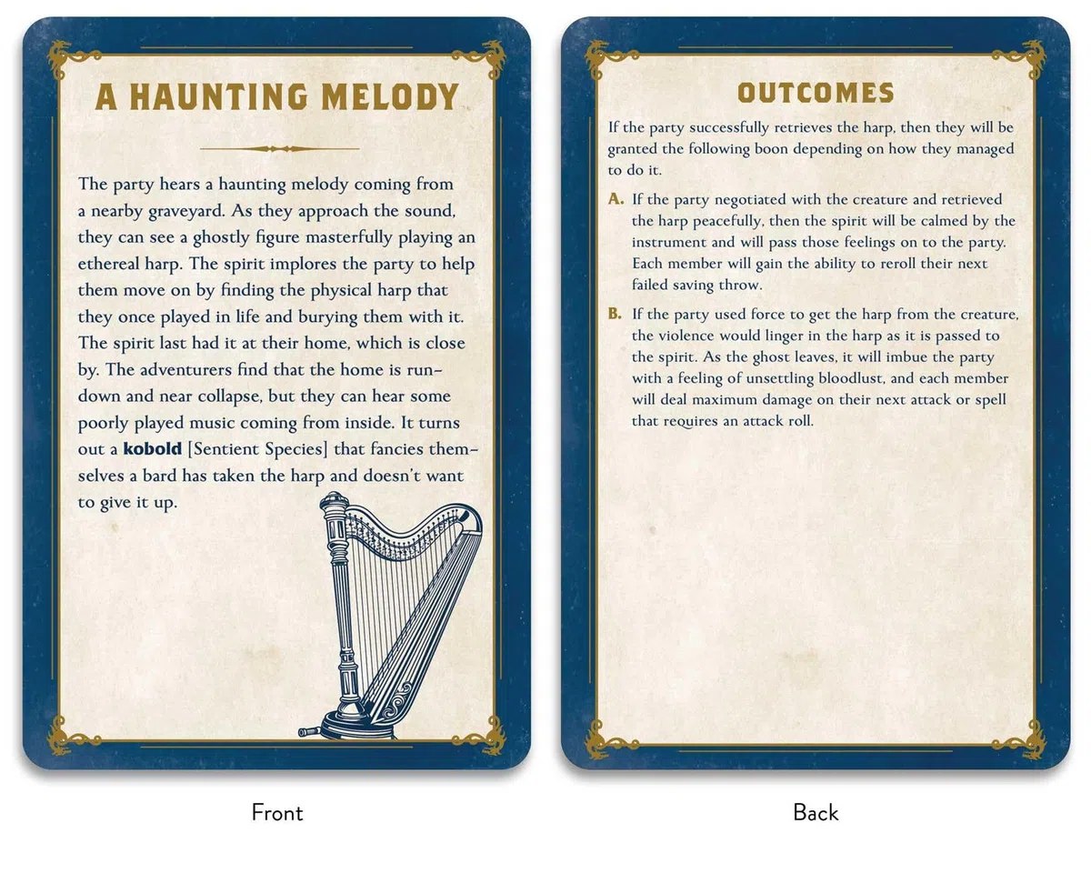 The Dungeonmeister Deck of Side Quests : 75 Mini Adventures to Empower Your Fantasy Campaign