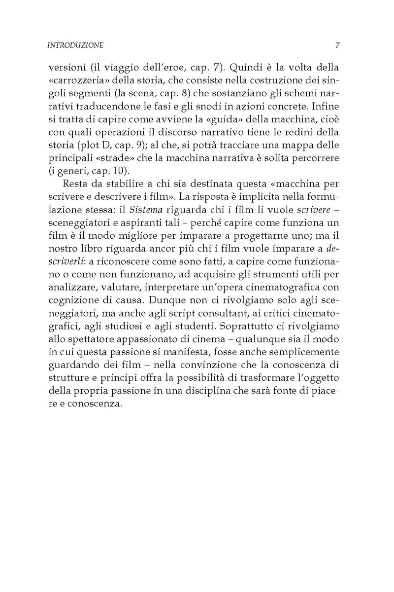 Il sistema sceneggiatura. Scrivere e descrivere i film