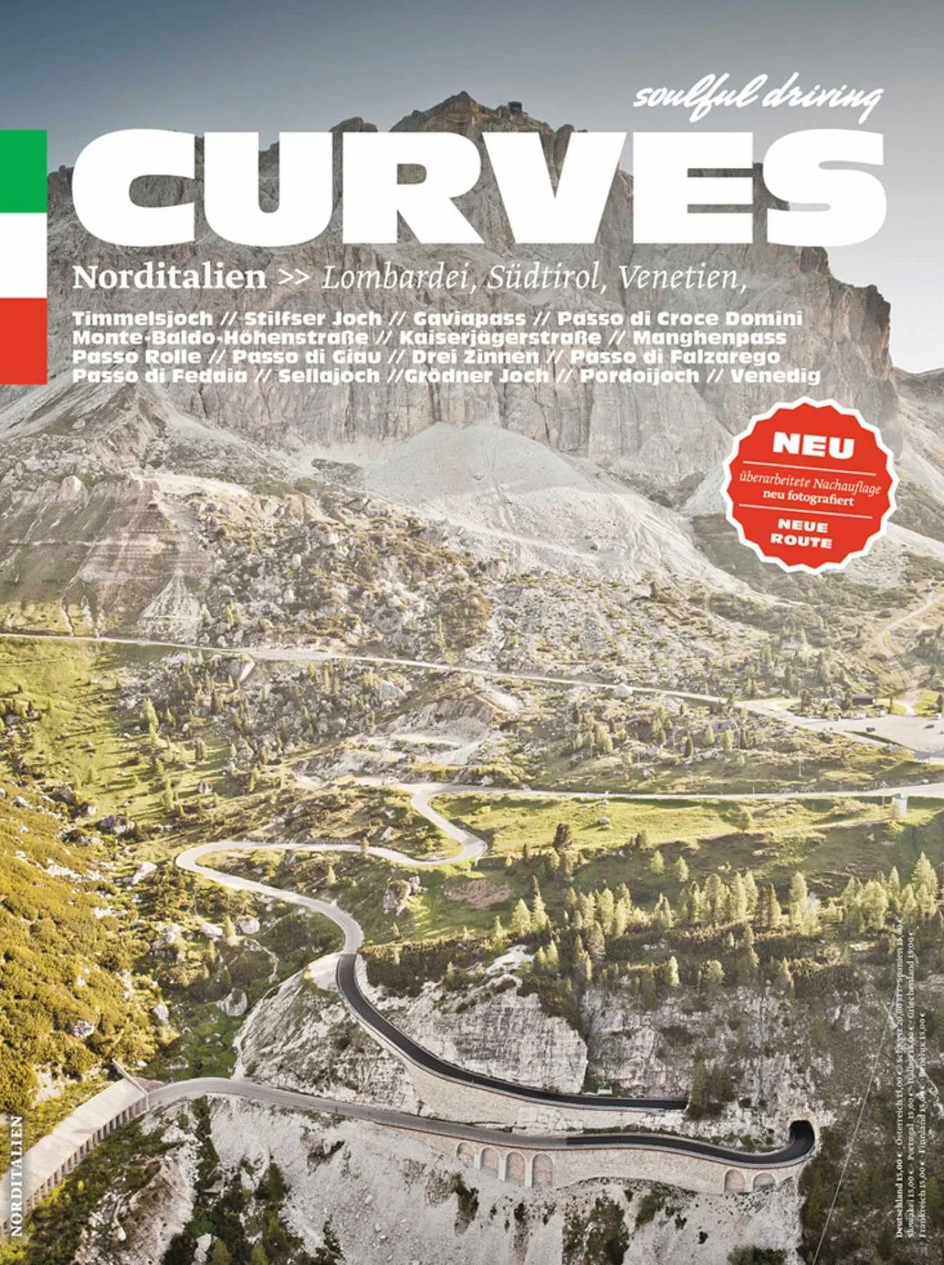 Curves - Northern Italy: Lombardy, South Tyrol, Veneto [Lingua Inglese]