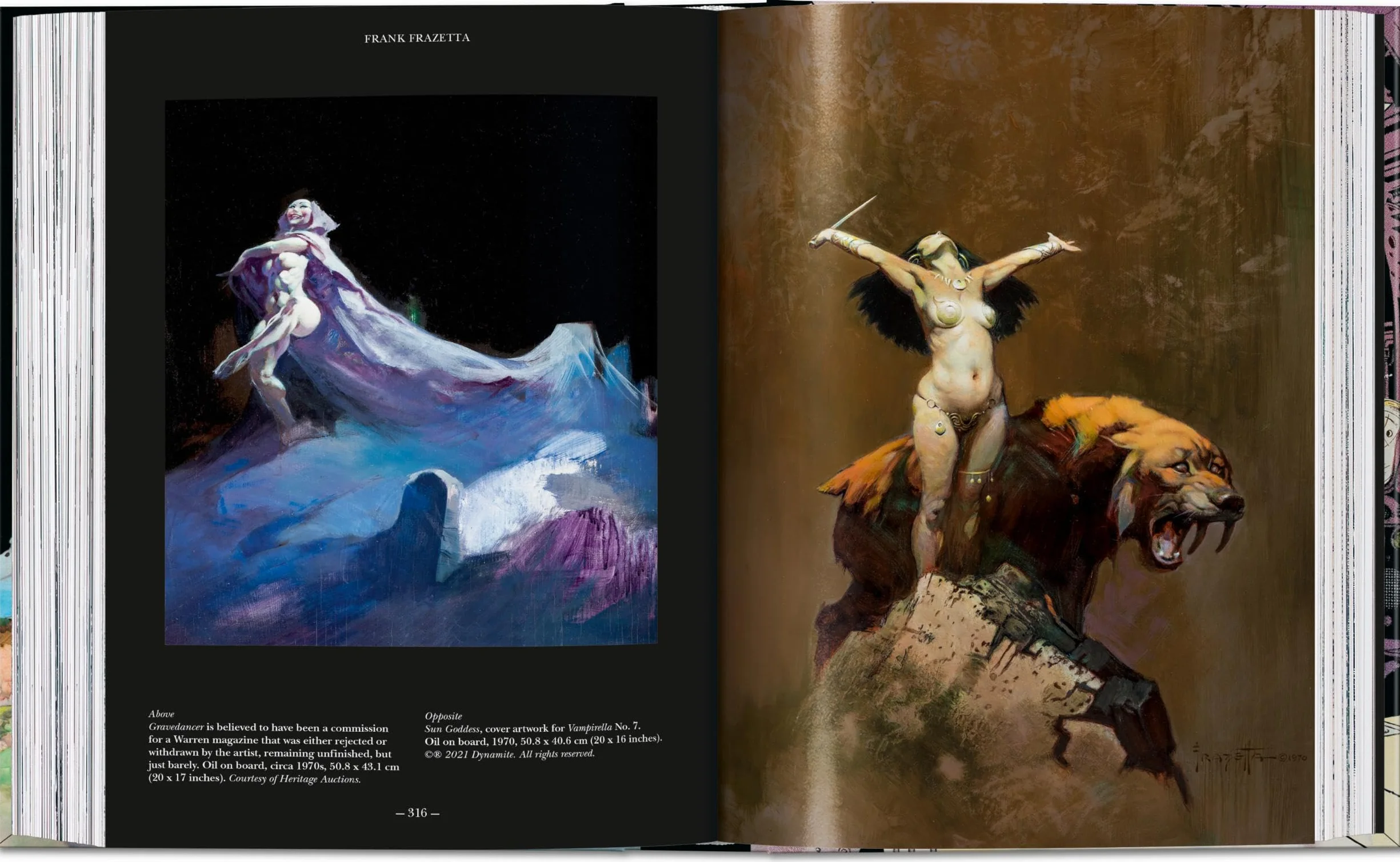 The Fantastic Worlds of Frank Frazetta: 45th Ed.