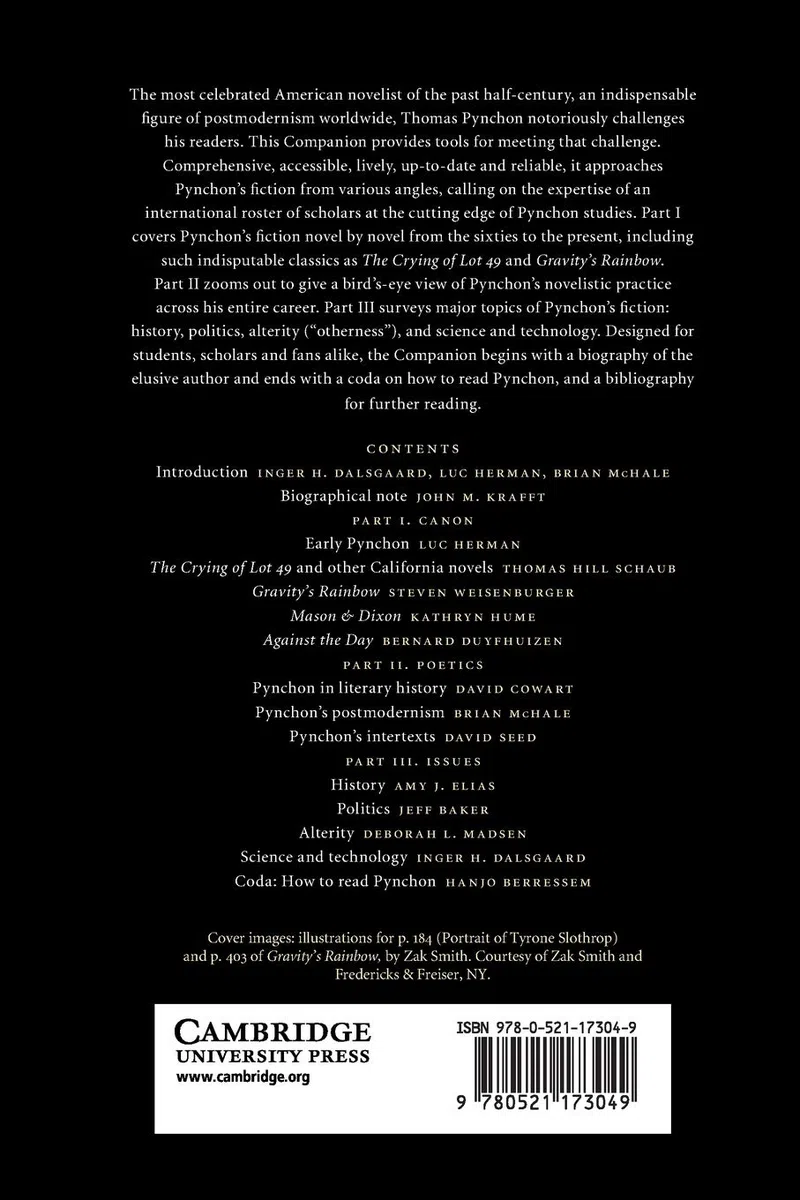 The Cambridge Companion to Thomas Pynchon