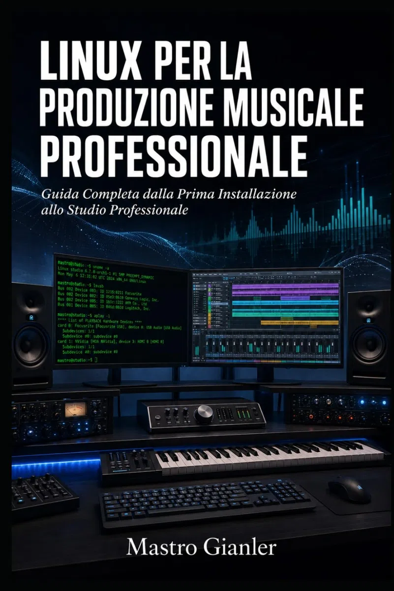 Linux per la Produzione Musicale Professionale: Guida completa dalla prima installazione allo Studio Professionale: 1