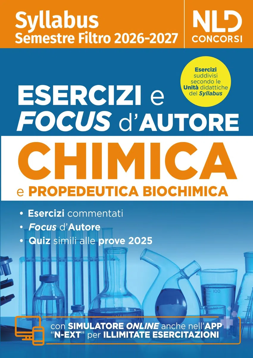Test medicina semestre filtro Chimica. Manuale con esercizi e focus 2026 in linea con il Syllabus. Nuova ediz. Con software di simulazione