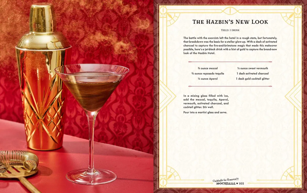 The Hazbin Hotel Bar Book: Drinks and Snacks for Wayward Sinners