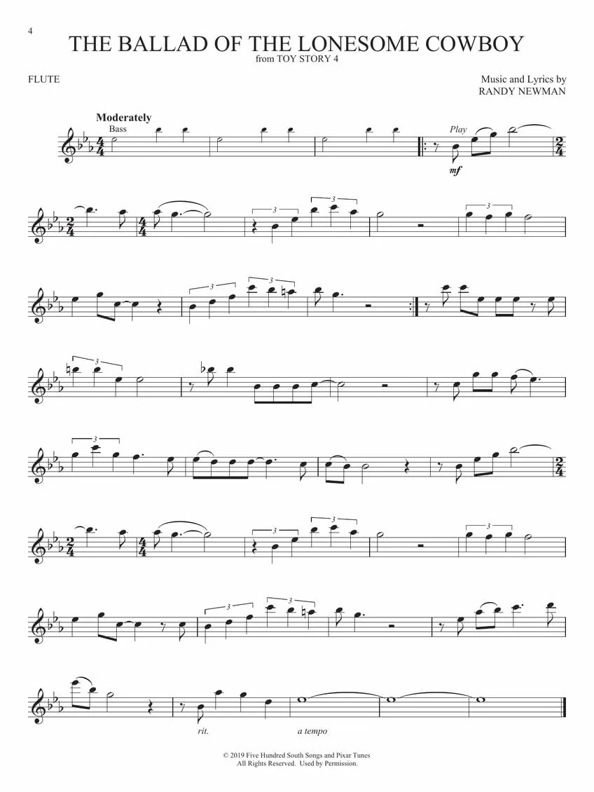 Favorite Disney Songs: Flute: Includes Downloadable Audio