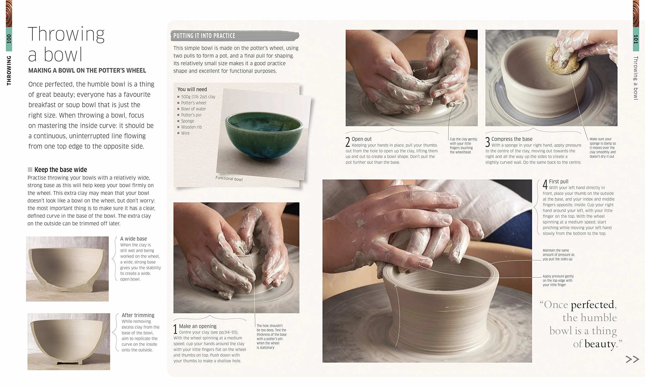 Complete Pottery Techniques: Design, Form, Throw, Decorate and More, with Workshops from Professional Makers