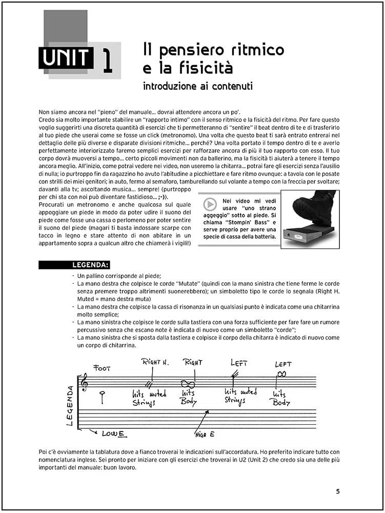 Percussioni, Tapping e altre Tecniche Per Chitarra ACUSTICA + VIDEO ON WEB