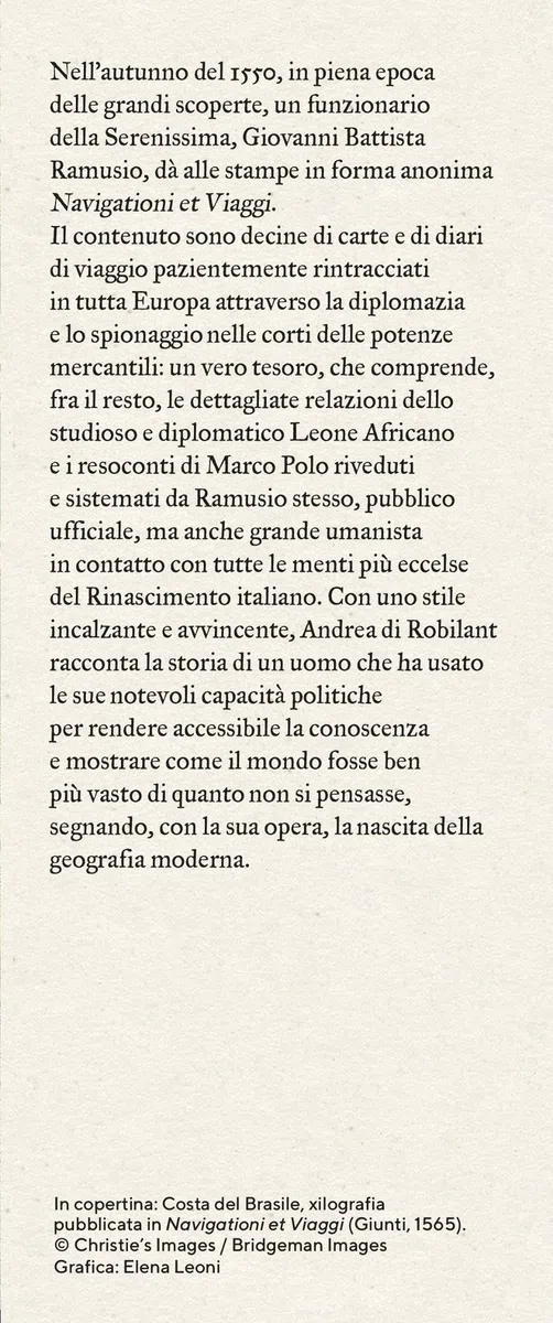 L'atlante di Ramusio. Vita di un geografo veneziano