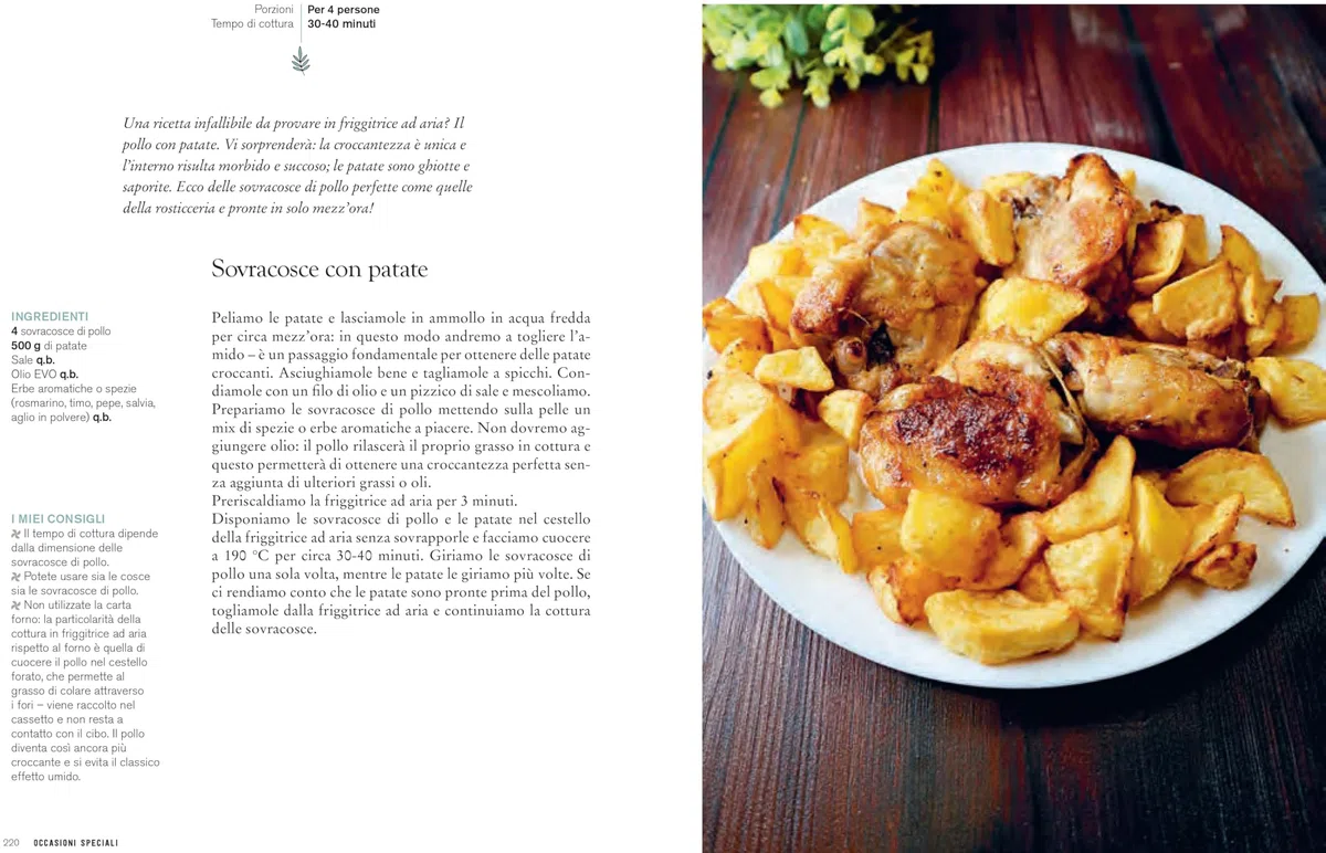 La friggitrice ad aria con Vale. Ricette semplici e rapide per ogni occasione