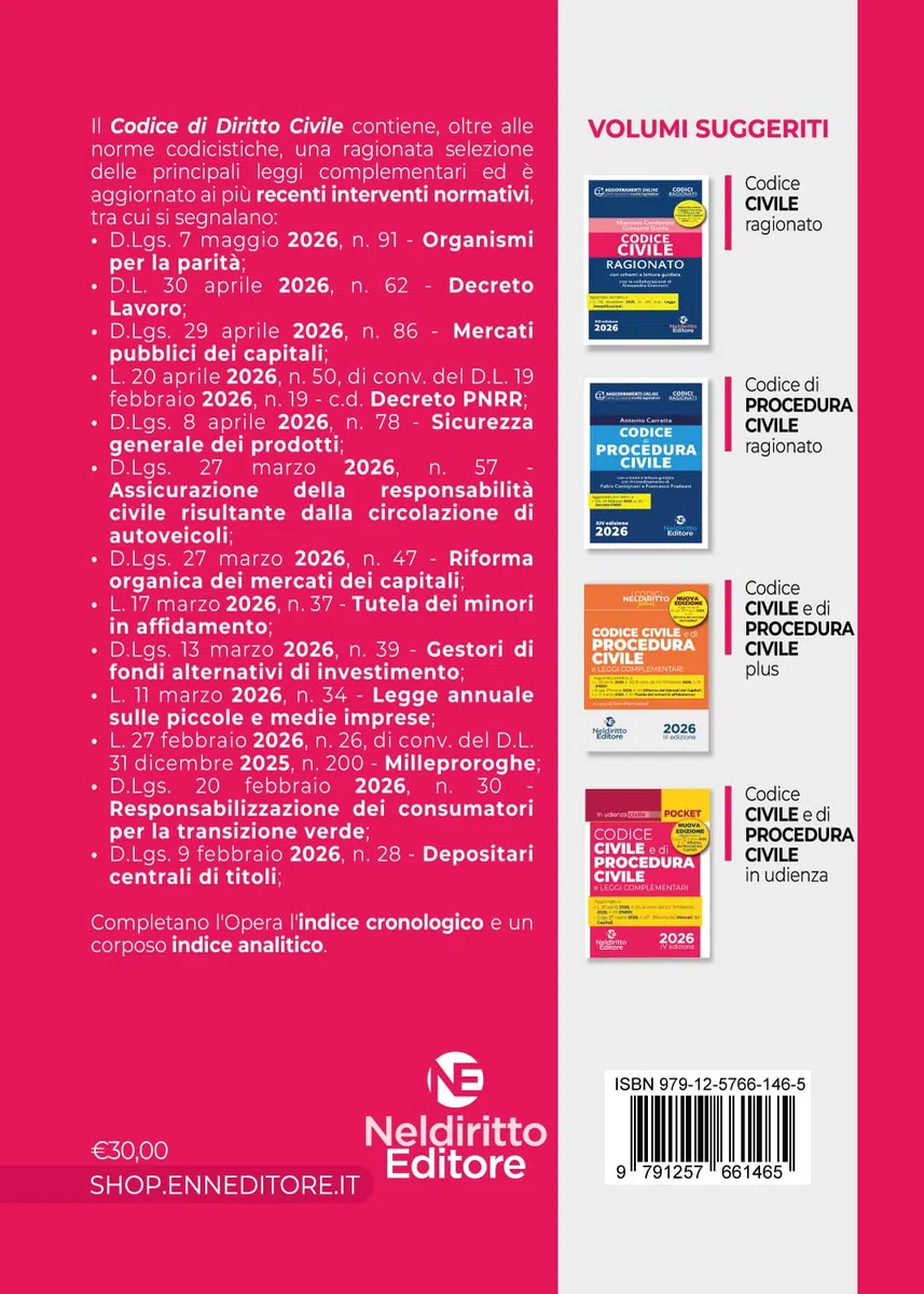 Codice civile normativo plus 2026