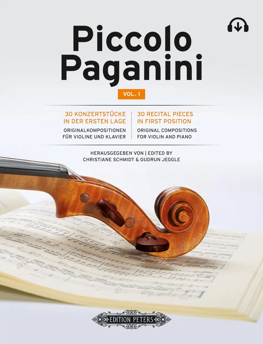 Piccolo Paganini for Violin and Piano - Original Compositions: 30 Recital Pieces in 1st Position, With Piano Acc. (1)