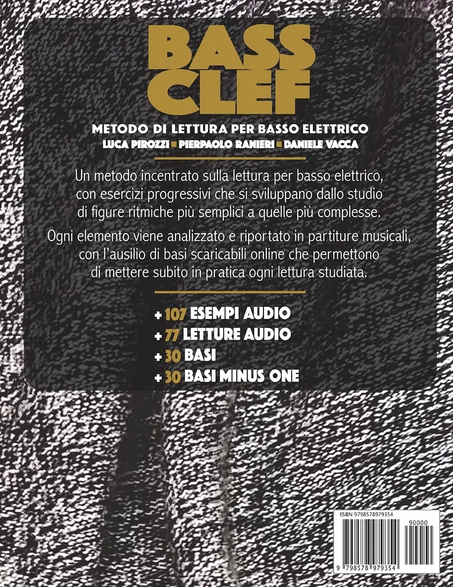 BASS CLEF: Metodo di lettura per basso elettrico