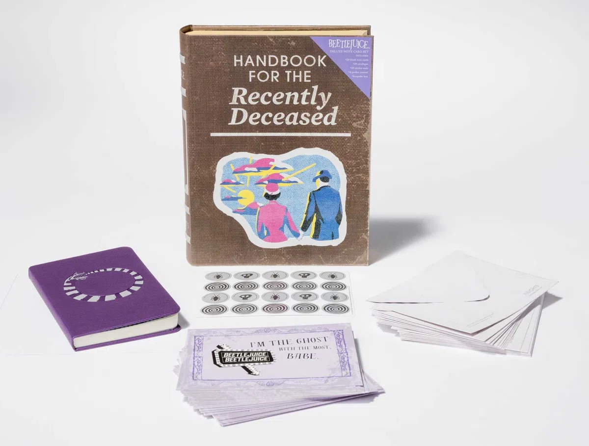 Beetlejuice - Handbook for the Recently Deceased Deluxe Note Card Set: With Keepsake Book Box: With Book Box