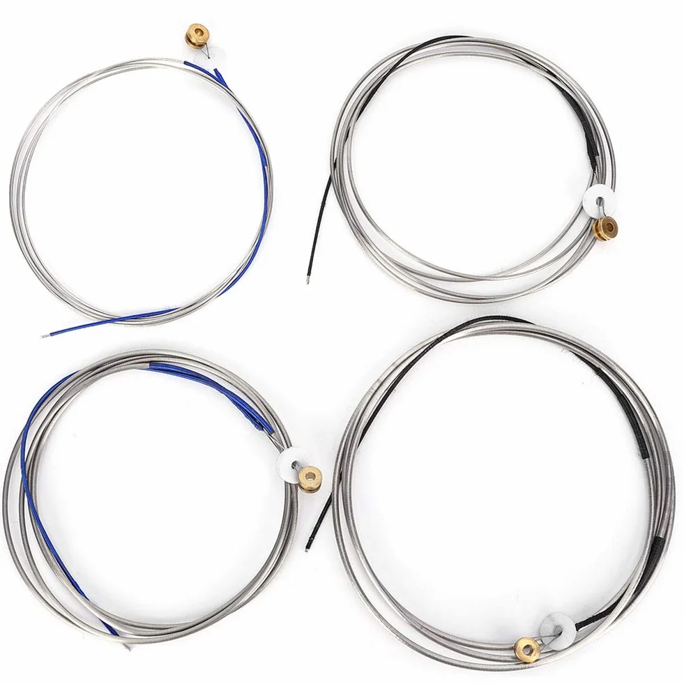 Corde per Contrabbasso, Acciaio Professionale per Suono Eccellente, Accessori Strumenti Musicali, Durevolezza e Precisione for Musicisti Professionisti, Concerti, Studi