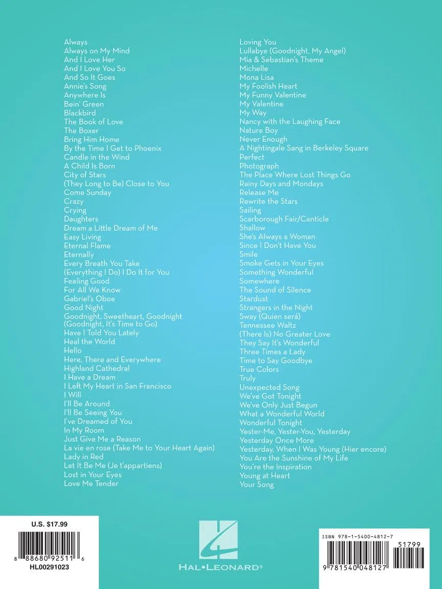101 Most Beautiful Songs+LIBRO