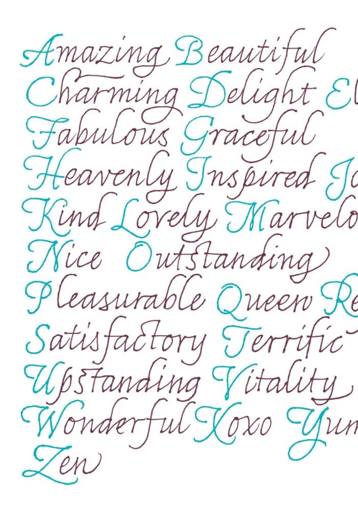 La grammatica della calligrafia