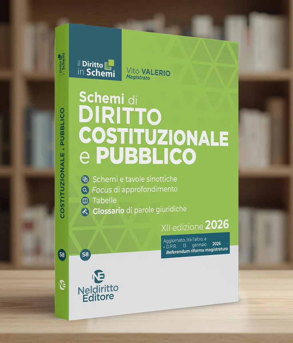 Schemi di diritto costituzionale e pubblico 2026
