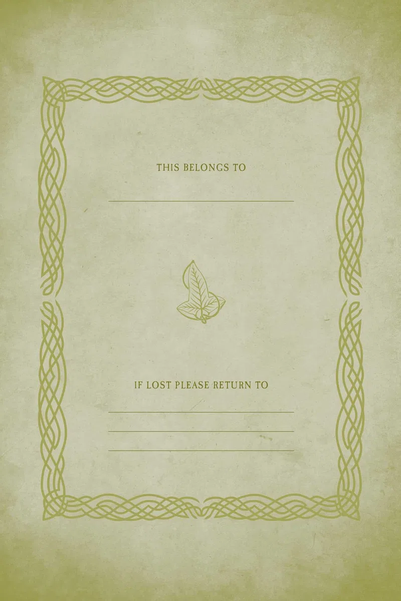 Lord of the Rings: One Ring Journal with Charm