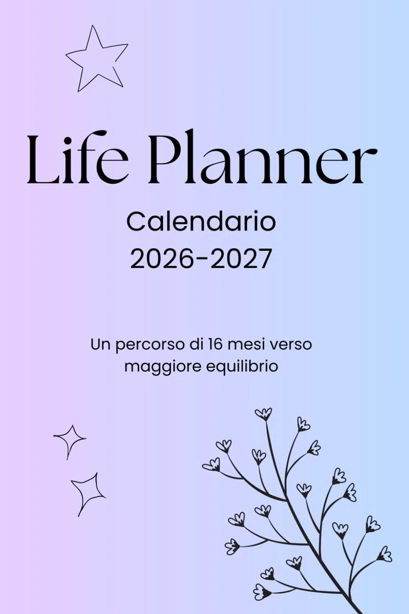 Life Planner - Agenda 16 Mesi: Pianificazione Settimanale con Orari 7:00-22:00 | Settembre → Dicembre | 1 Settimana su 2 Pagine | Italiano
