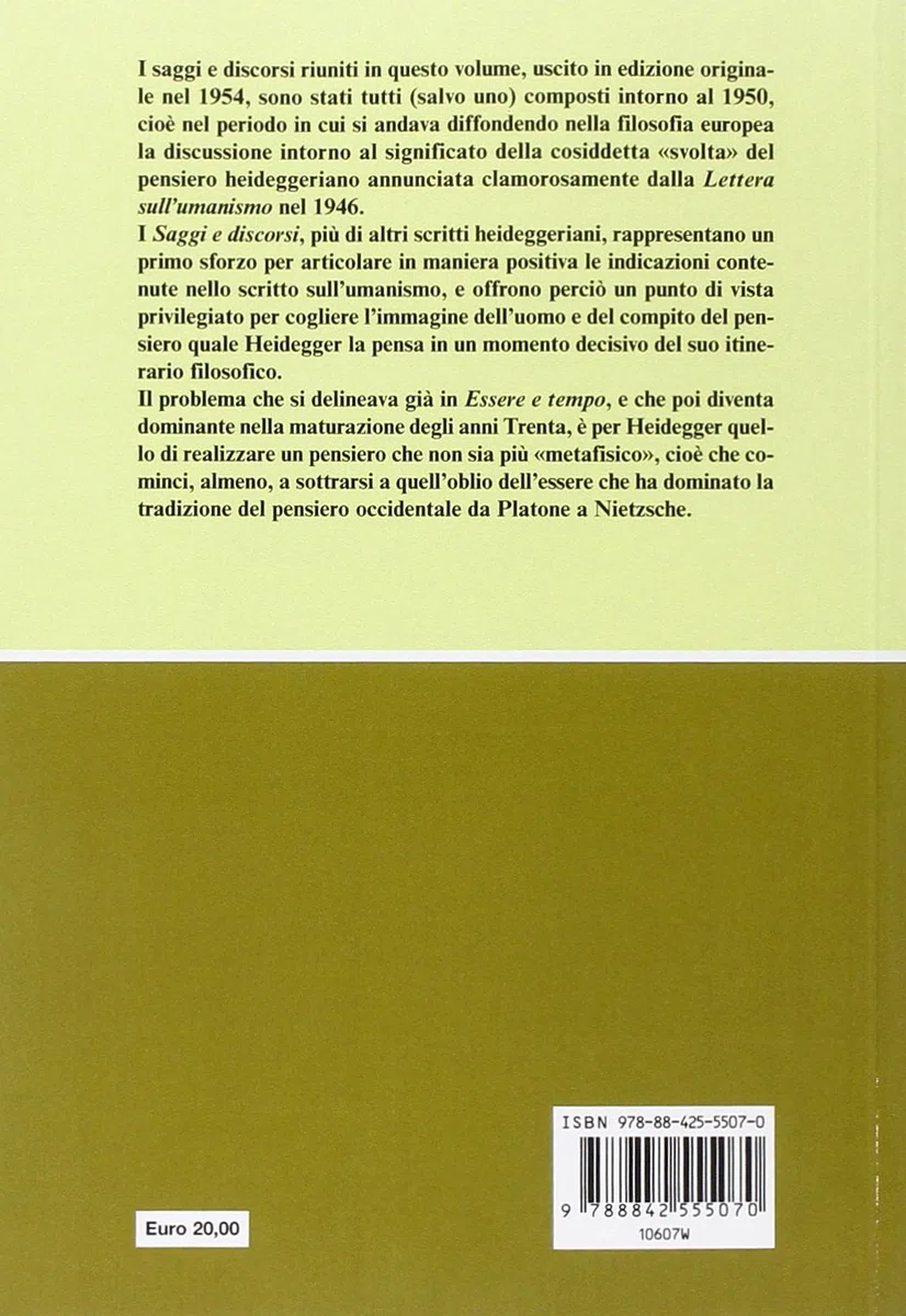 Saggi e discorsi