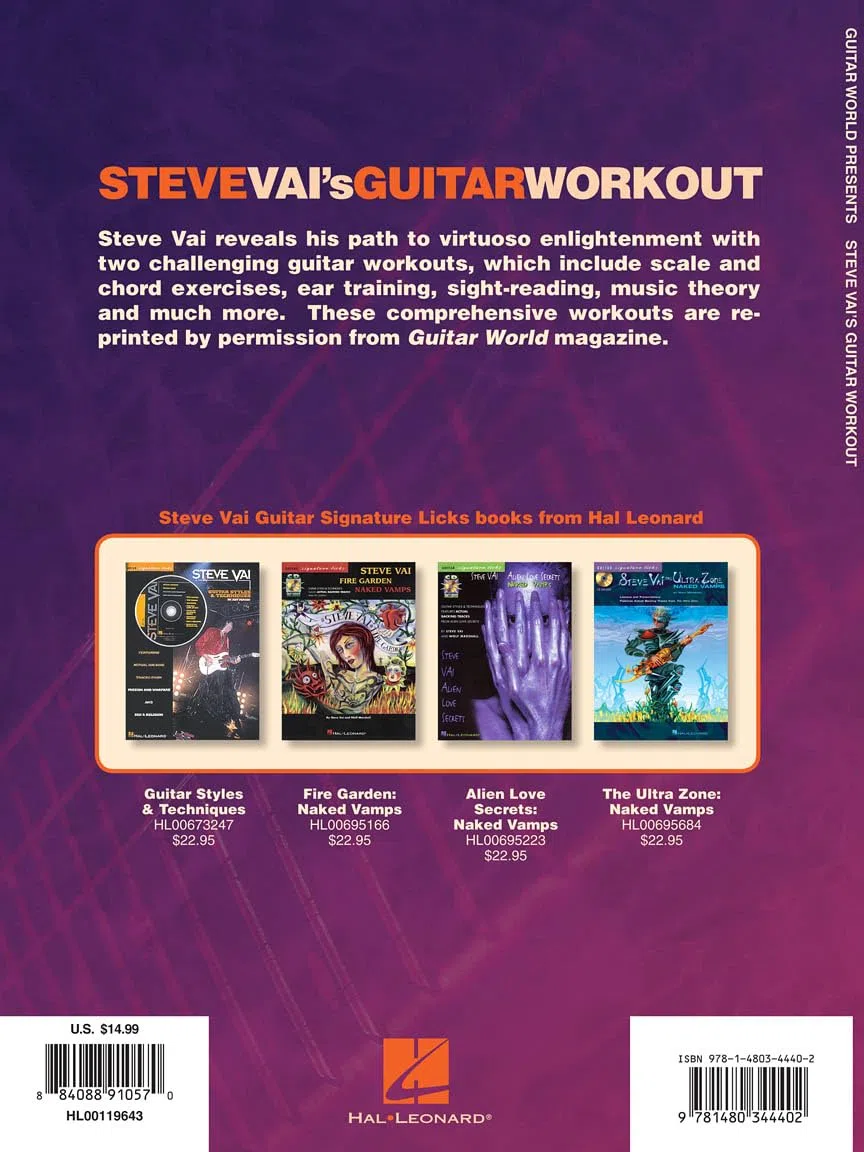 Guitar World Presents: Steve Vai's Guitar Workout: Steve Vai's Guitar Workout [Lingua inglese]