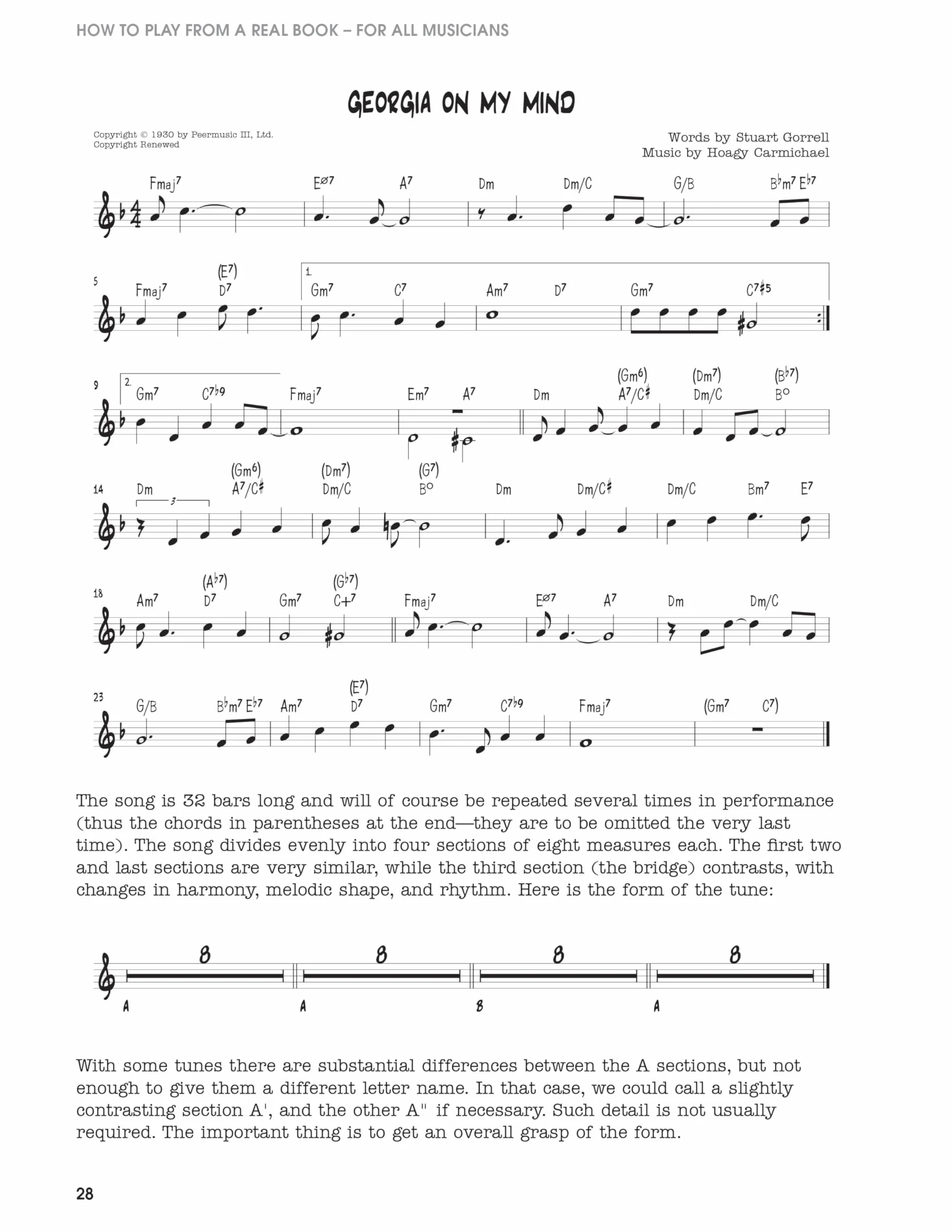 How to Play from a Real Book: For All Musicians