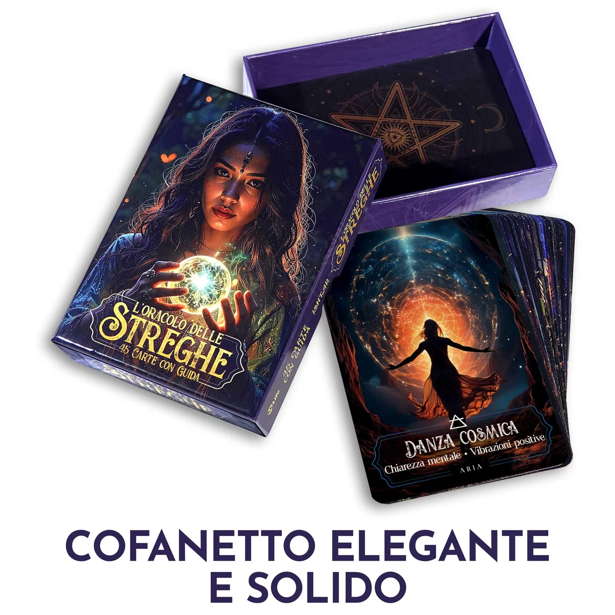 L'oracolo delle Streghe 45 carte con Guida illustrata