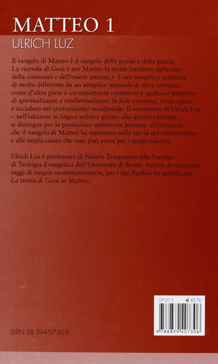 Vangelo di Matteo. Introduzione. Commento ai capp. 1-7 (Vol. 1)